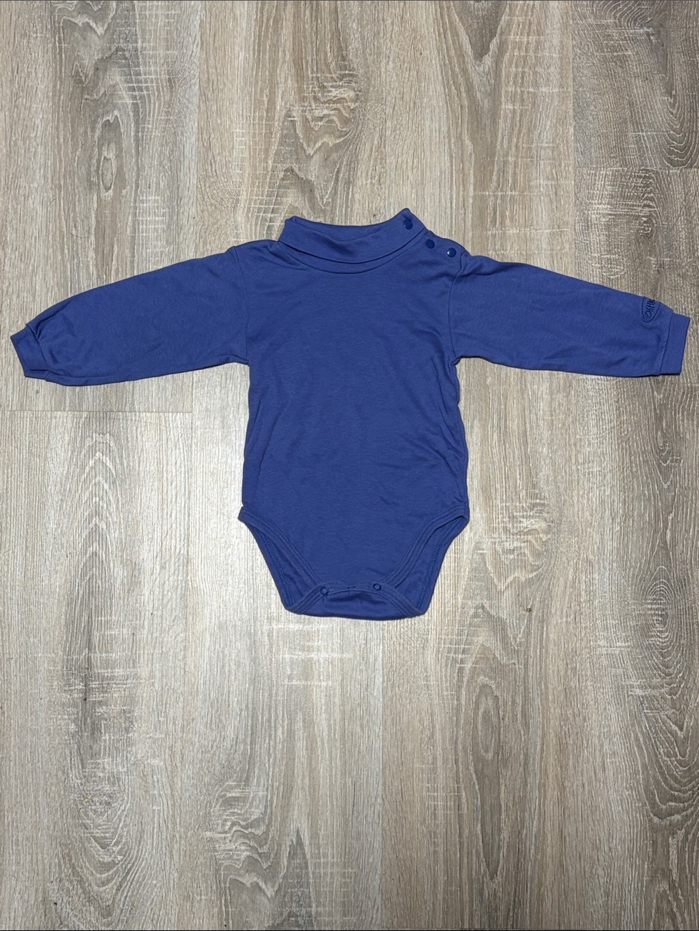 OshKosh B'gosh Long-Sleeve One-Piece Bodysuit in Royal Blue